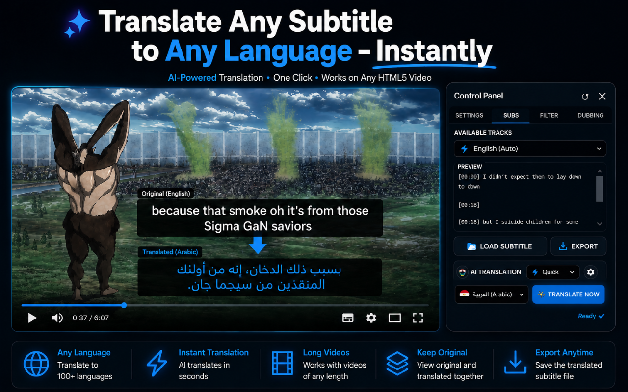AI translation