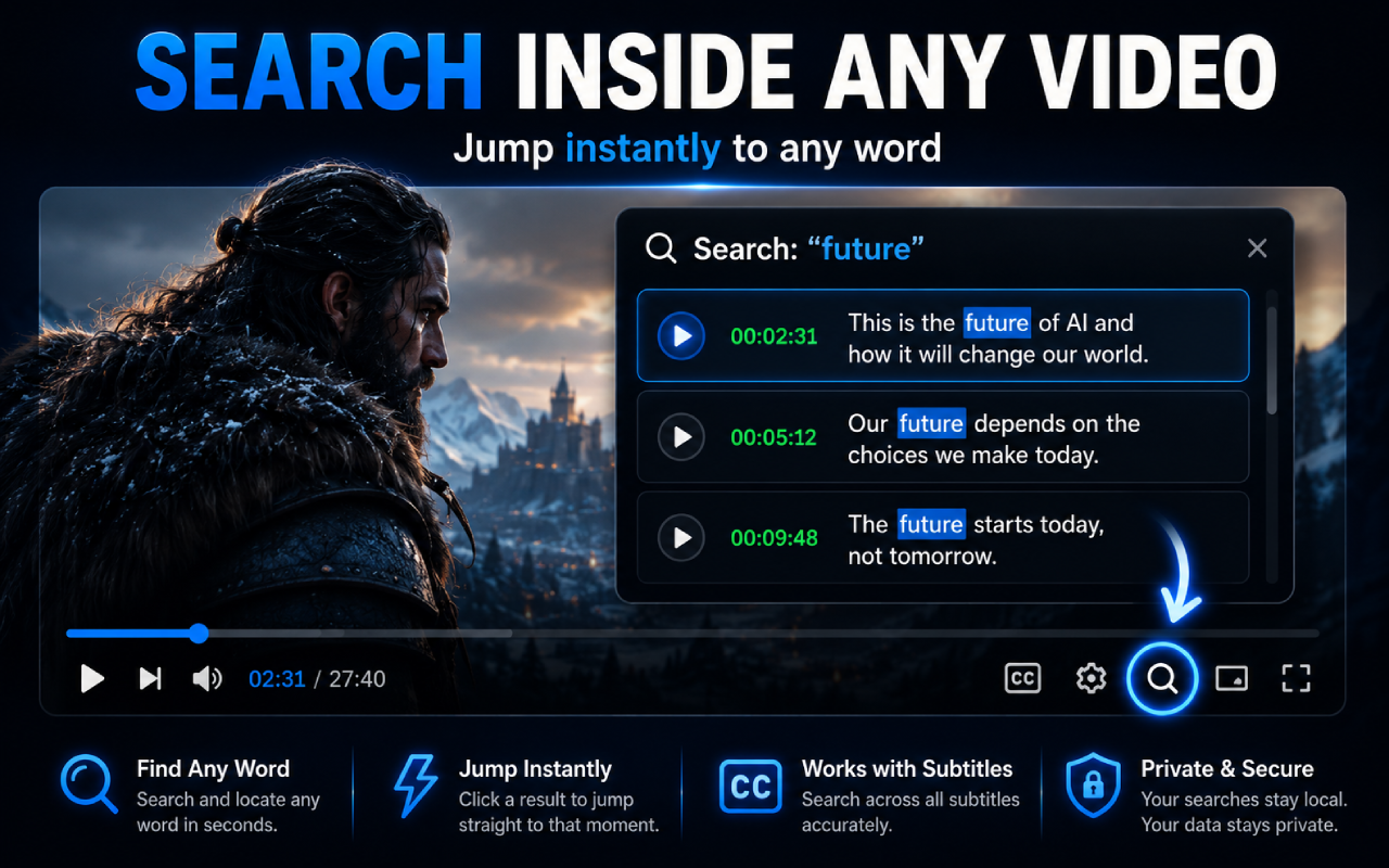 Subtitle search